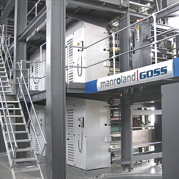 uniset newspaper printing press manroland goss